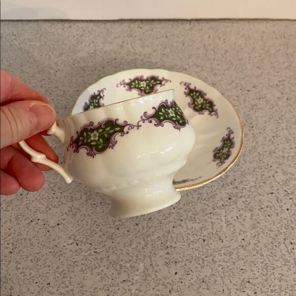 Ashley Bone China tea cup & saucer set English Porcelain Floral Pattern - Picture 5 of 8